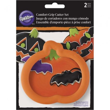 Wilton Zucca Halloween con pipistrello tagliapasta - cookie cutter 