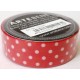Washi tape Pois Rosso